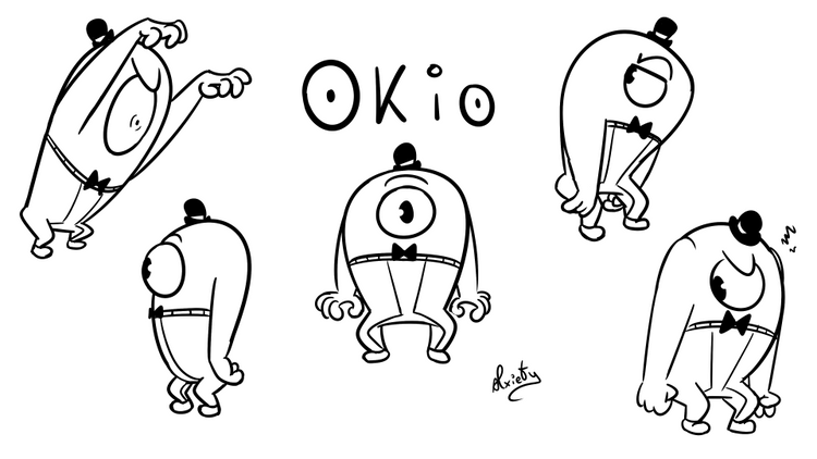 okio character design