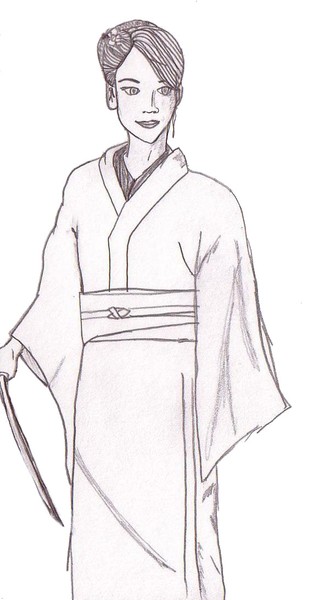 Lady with katana