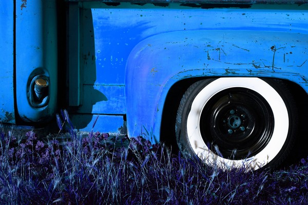 Ford Blue rear fender