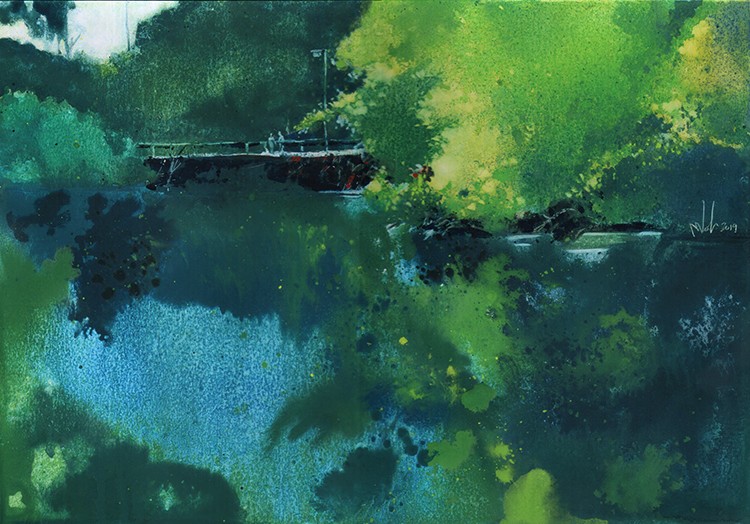 Monet garden 01