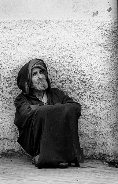 Elderly Man outside the Medina in Fes