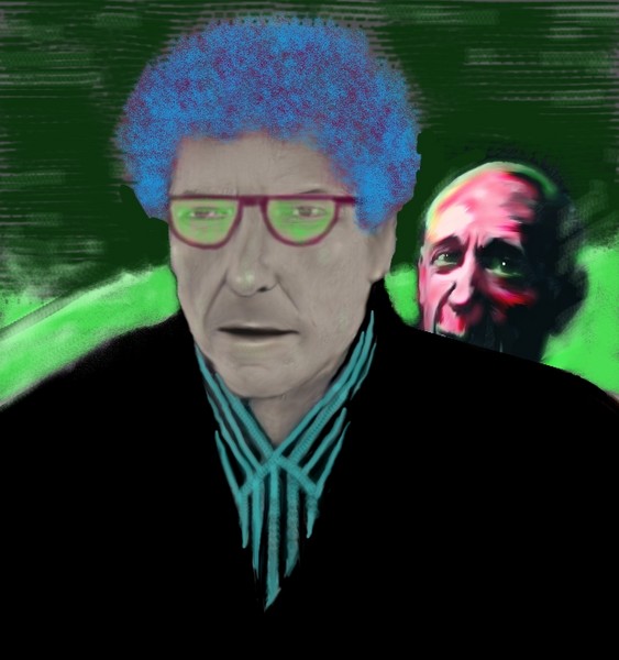 Bob with Picasso on his shoulder