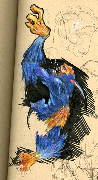 blue monkey
