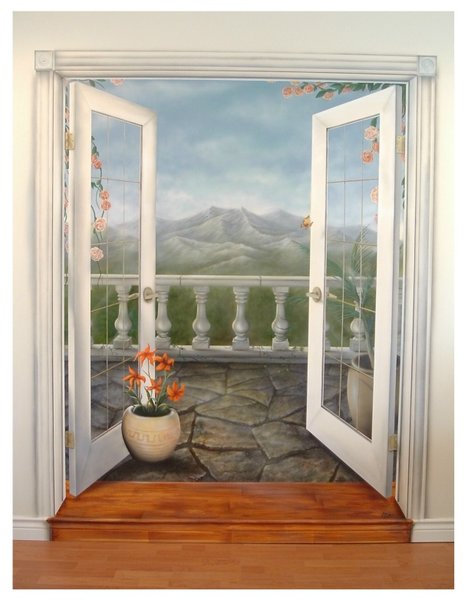 the balcony