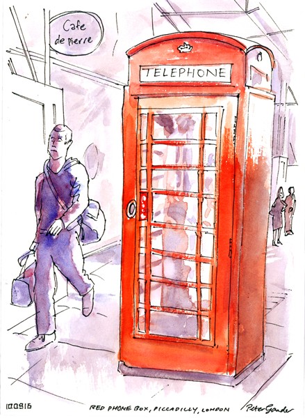 Red phone box, Piccadilly, London
