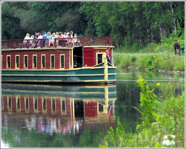 Erie Canal Towpath and Barge