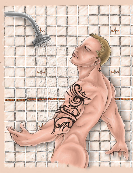 Showering Warrior