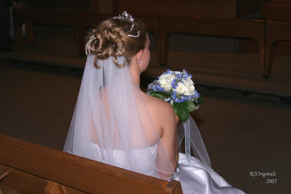 Kelli on her Wedding Day
