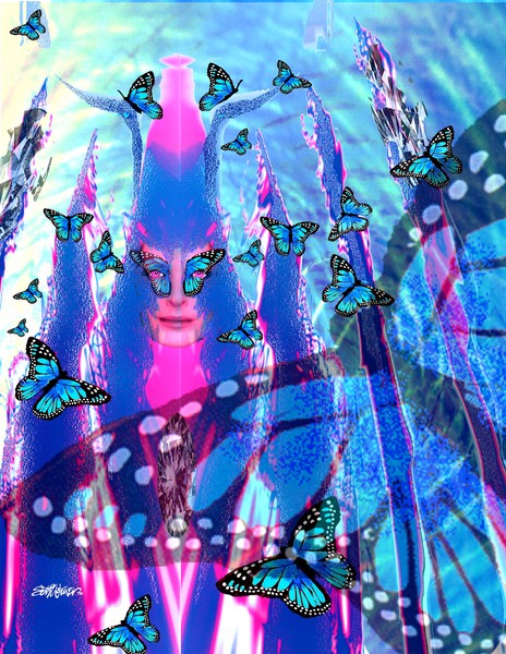 Blue Monarch Mistress
