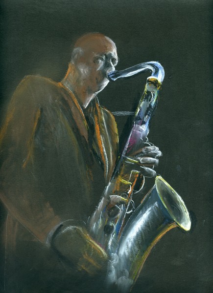 saxophone player