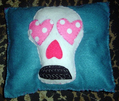Skeleton Pillow