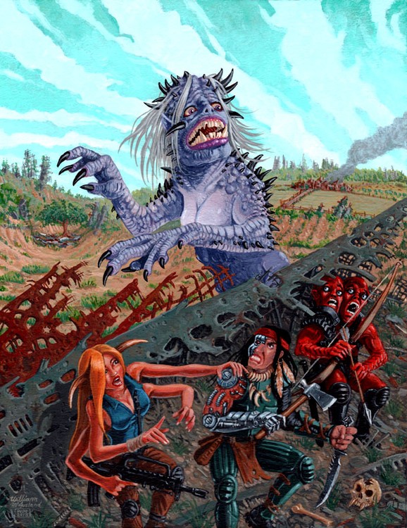Baby Bupu, cover from One Day Dig 8 for The Mutant Epoch RPG