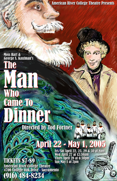 POSTER ~ The Man WHo Came To Dinner