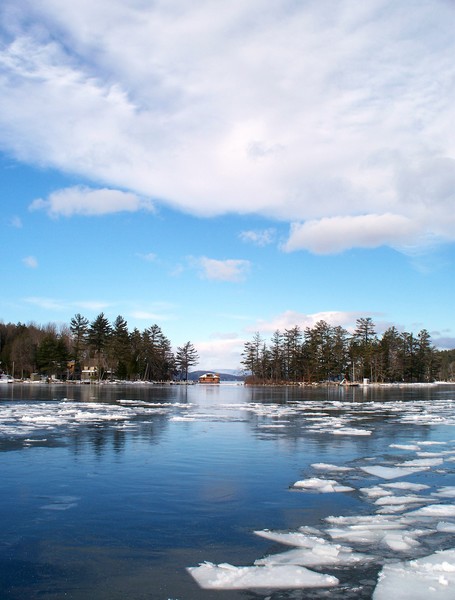 winter lake New Hampshire
