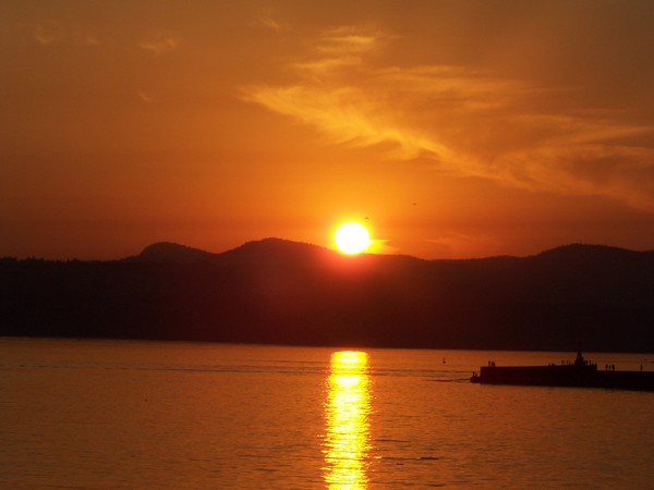 sun set at the sea wall #3