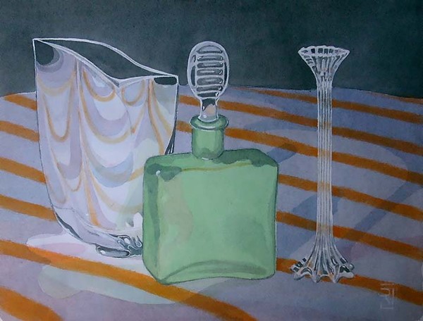 Still Life with glass assembly