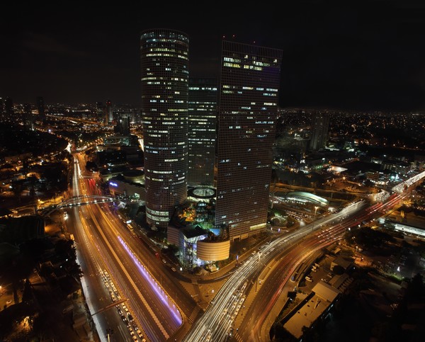 Skyscrapers in the center of Tel Aviv