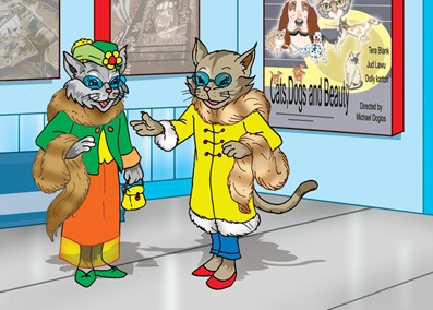 Two Stylish Cats