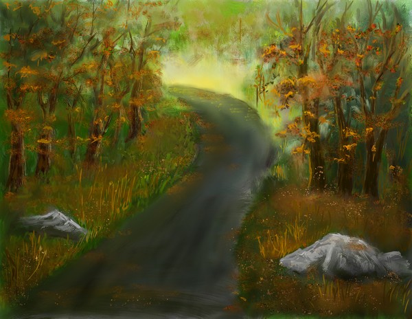 Early Autumn Lane