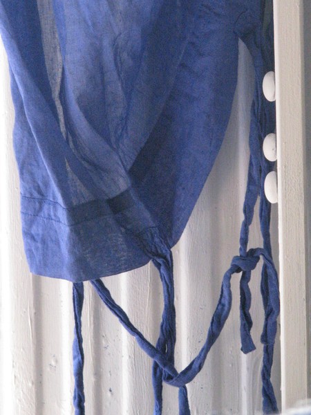 blue..white recycled decoration