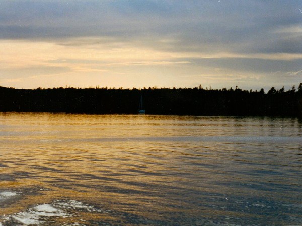 On Lake Superior at Sunset