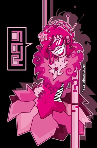 electric pink
