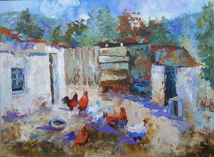 ALMUERZO EN EL GALLINERO