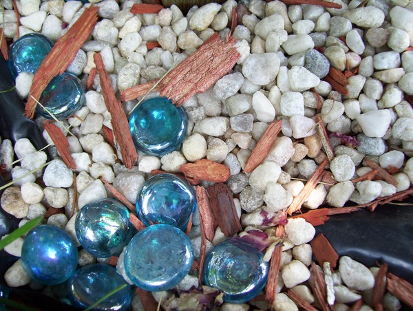 blue stones