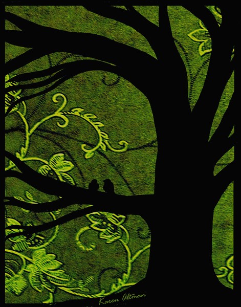 Tree in the Green Garden