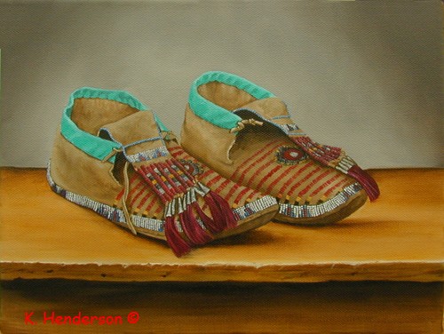 Sioux Moccasins by K Henderson