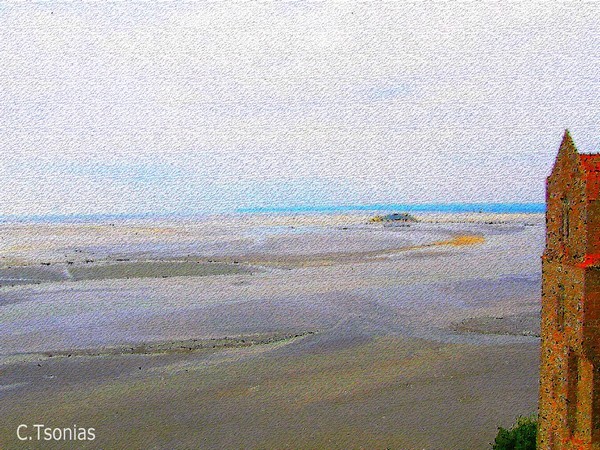 Mont saint michel,France digital painting 2