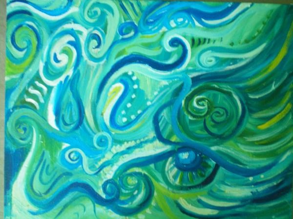 abstract blue