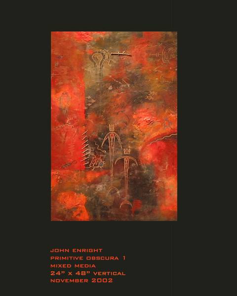 Primitive Obscura 3 Abstract by Enright