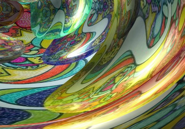digital disruption of an abstract though