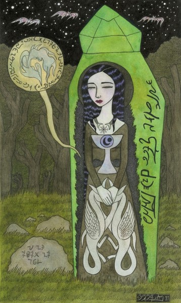 Snow White in her Glass Coffin