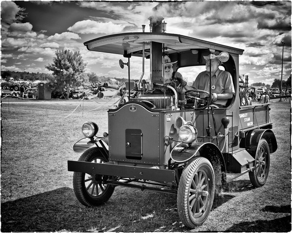 Stanley Steamer Wagon BW
