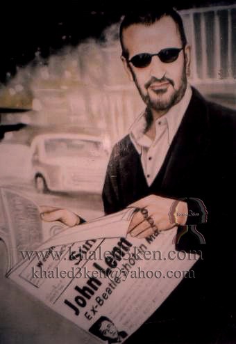 DRAWING PORTRAIT JOHN LENNON AND BEATLES LIFE STORY AND MARK DAVID CHAPMAN KHALED3KEN (47)
