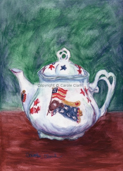 Patriotic Tea Pot