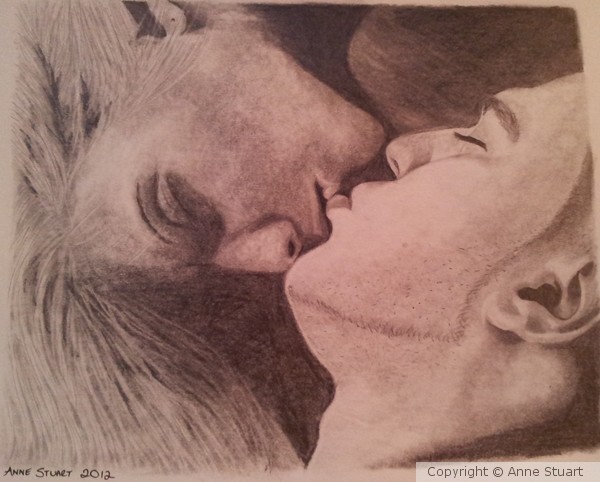 Lean in kiss....
