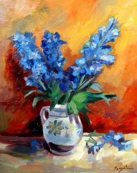Flowers blue