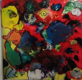 White Acrylic on Plexiglass