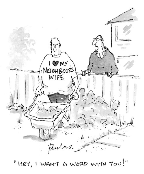 Neighbour's wife.