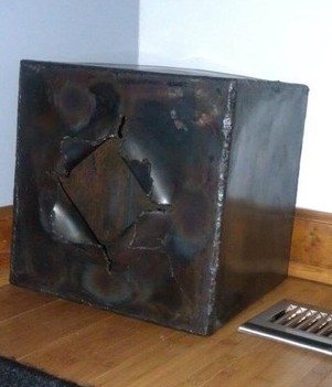 welded steel box 12 X 12