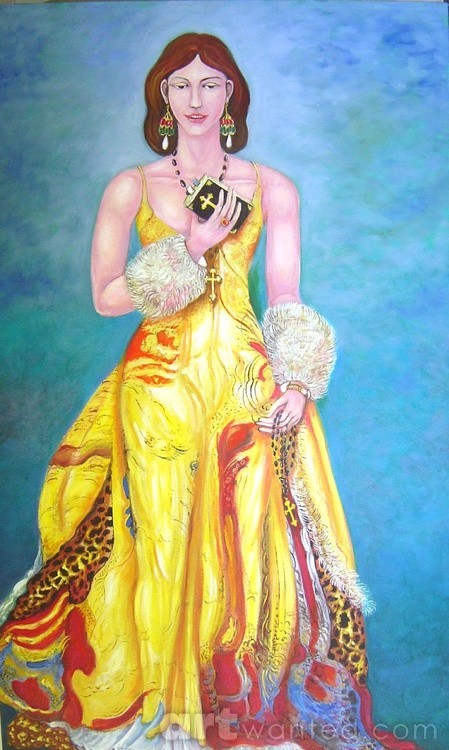 Girl in yellow dress 
