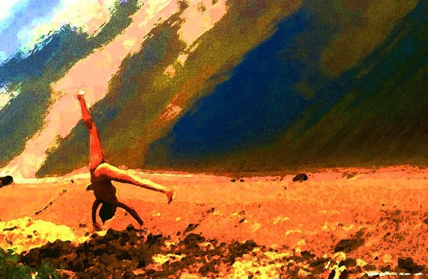 naked cartwheel