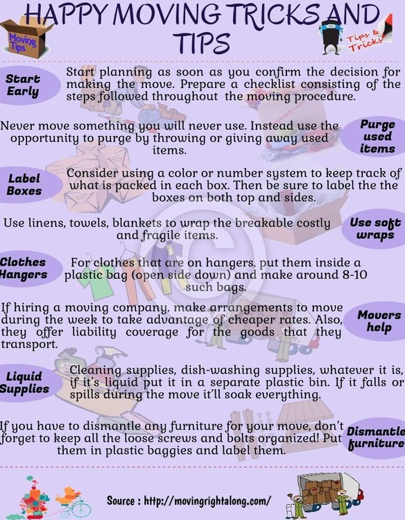 Happy Moving Tricks and Tips