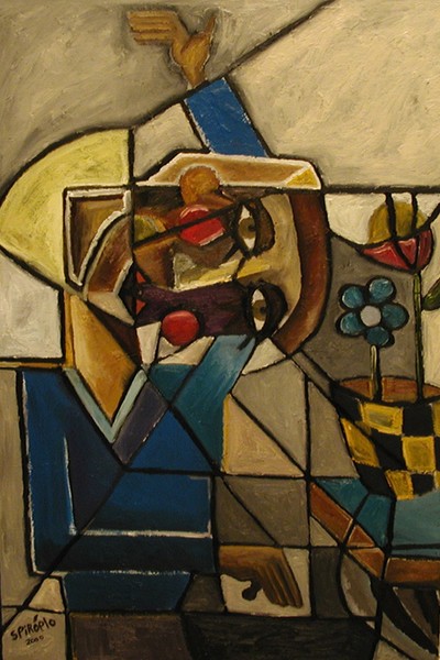 boy with plant