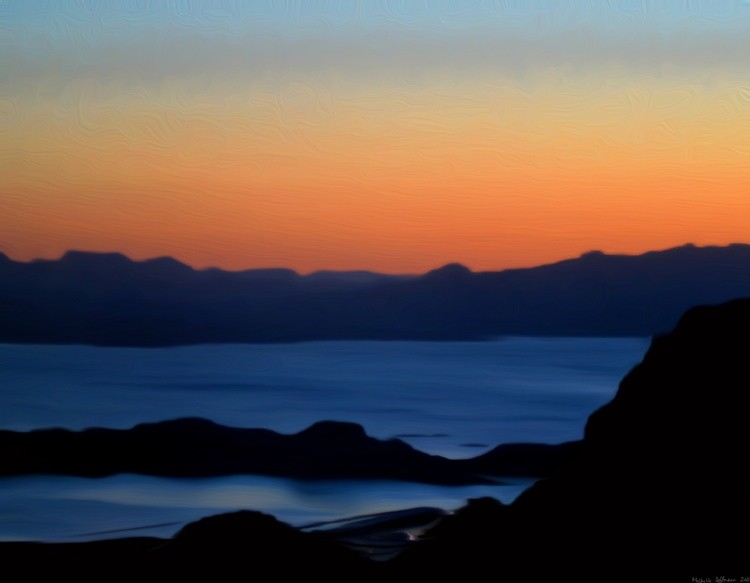 Sunrise Over Lake Mead