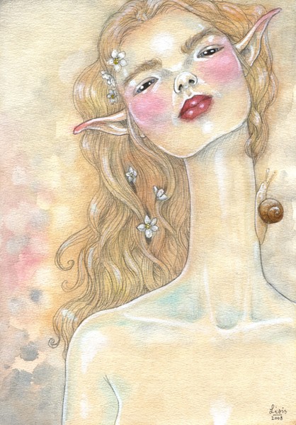 Faerie with Snail