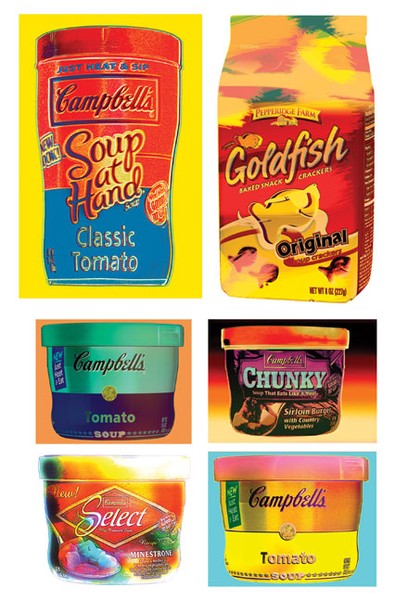 Warholizing Campbell's Modern Product Line